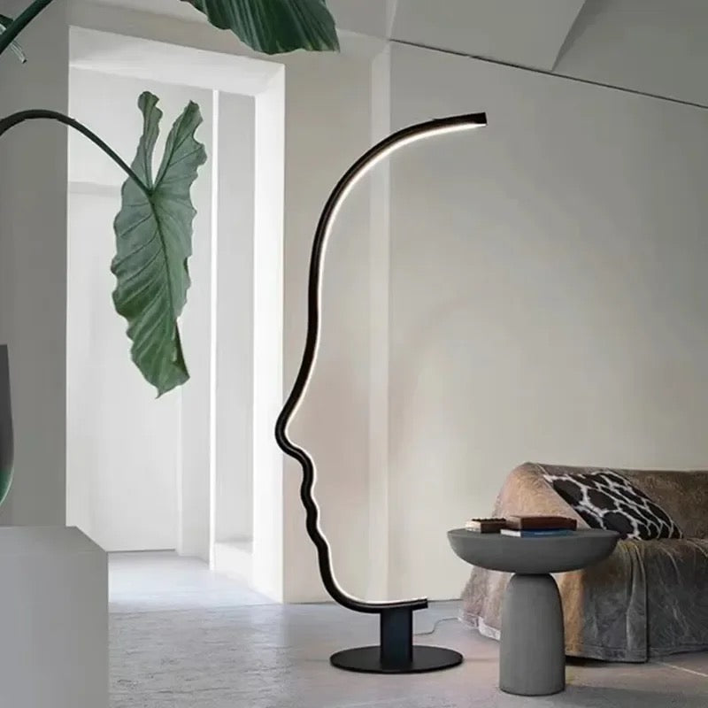 Designer Floor Lamp Nordic Art Deco Curved Surface Home, Hotel Living Room Lamps