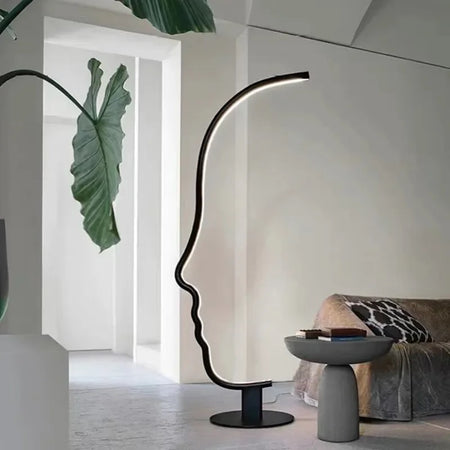 Designer Floor Lamp Nordic Art Deco Curved Surface Home, Hotel Living Room Lamps