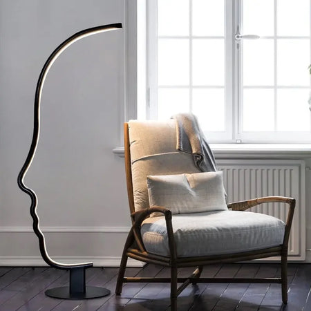 Designer Floor Lamp Nordic Art Deco Curved Surface Home, Hotel Living Room Lamps