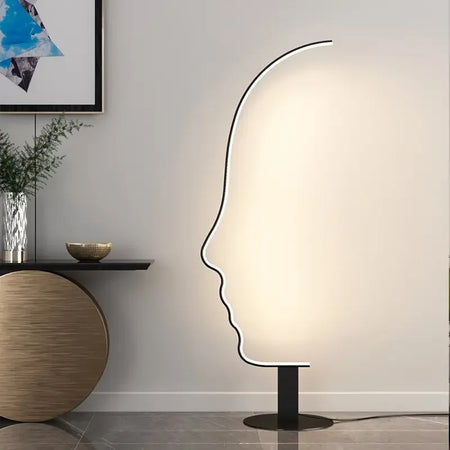 Designer Floor Lamp Nordic Art Deco Curved Surface Home, Hotel Living Room Lamps