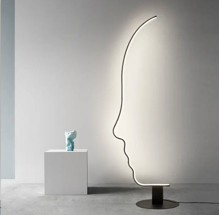 Designer Floor Lamp Nordic Art Deco Curved Surface Home, Hotel Living Room Lamps