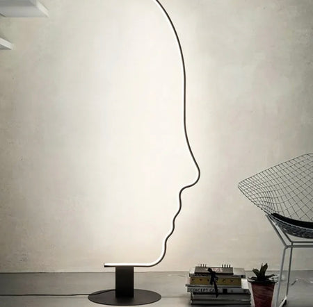 Designer Floor Lamp Nordic Art Deco Curved Surface Home, Hotel Living Room Lamps