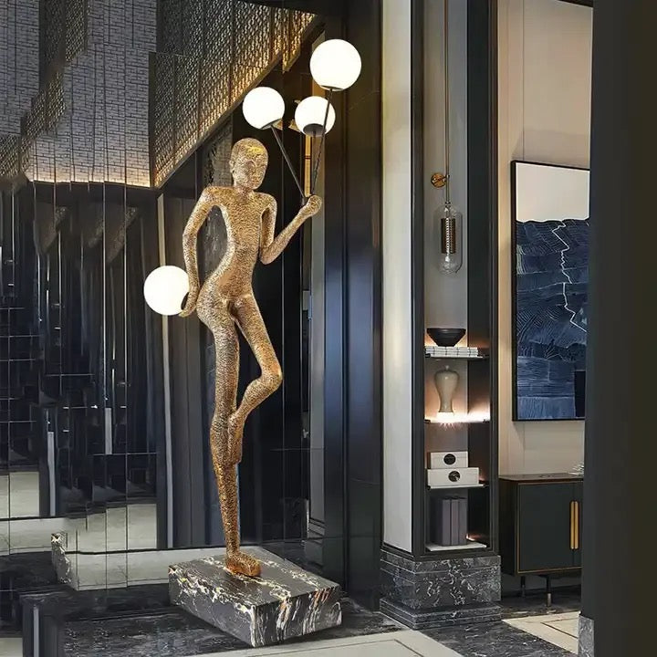 Designer Floor Lamp Luxury Art Sculpture Hotel, Office, Home Living Room Standing Floor Decor Lamps