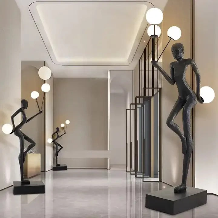 Designer Floor Lamp Luxury Art Sculpture Hotel, Office, Home Living Room Standing Floor Decor Lamps