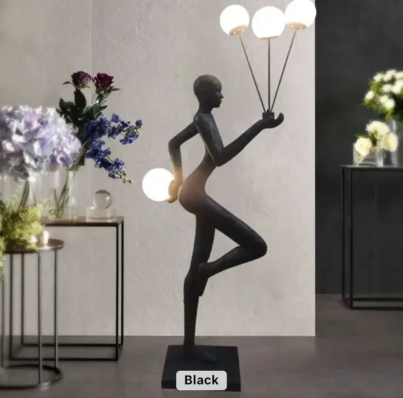 Designer Floor Lamp Luxury Art Sculpture Hotel, Office, Home Living Room Standing Floor Decor Lamps