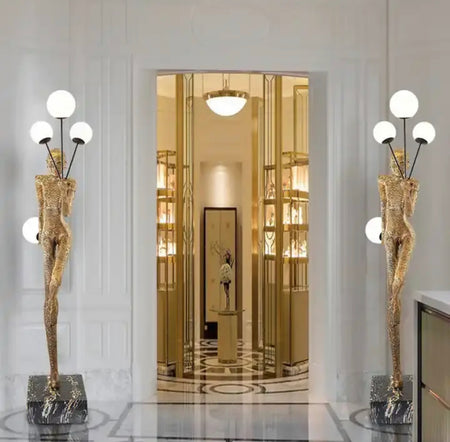 Designer Floor Lamp Luxury Art Sculpture Hotel, Office, Home Living Room Standing Floor Decor Lamps