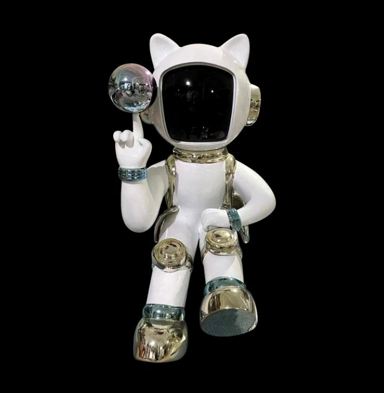 Designer Floor Lamp Astronaut Body Sculpture Art Decorative Home, Office Bedroom Living Room Standing Lights