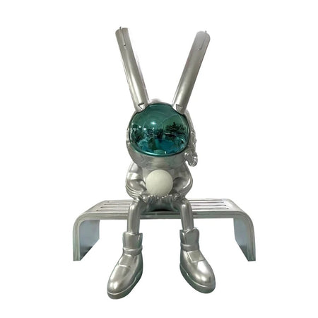 Designer Floor Lamp Large Astronaut Moonlight Rabbit Shape Art Sculpture Lights Home Bar Shop Decorative Lamps