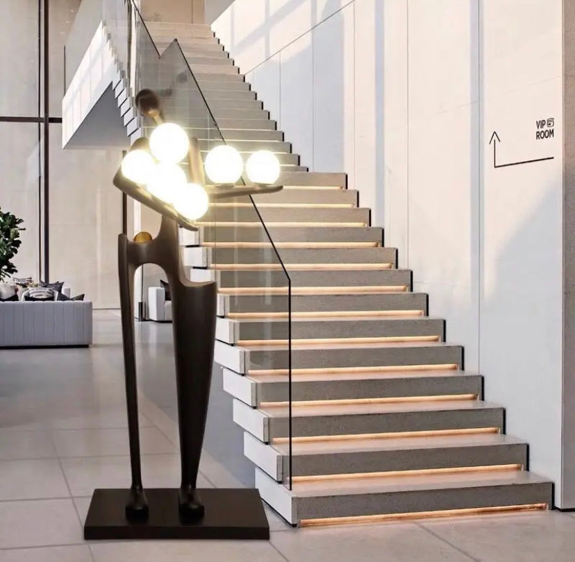 Modern Floor Lamp Art Large Design Standing Lights Hotel, Home Living Room, Lobby Deco Floor Lamps