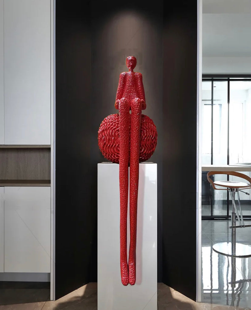 Modern Floor Lamp Art Decor Human Creative Design Led Standing Light Indoor Hotel. Home, Villa Living Room Floor Lamps