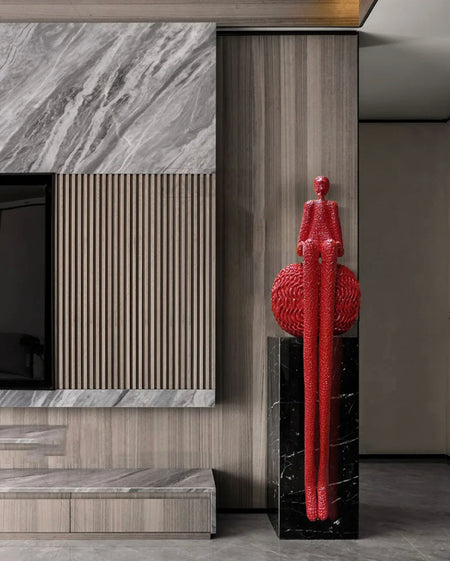 Modern Floor Lamp Art Decor Human Creative Design Led Standing Light Indoor Hotel. Home, Villa Living Room Floor Lamps