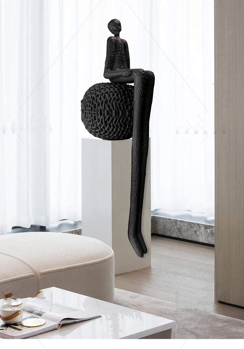 Modern Floor Lamp Art Decor Human Creative Design Led Standing Light Indoor Hotel. Home, Villa Living Room Floor Lamps