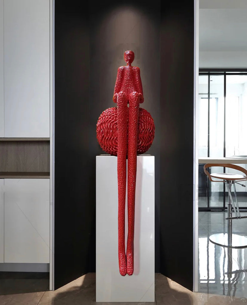 Modern Floor Lamp Art Decor Human Creative Design Led Standing Light Indoor Hotel. Home, Villa Living Room Floor Lamps