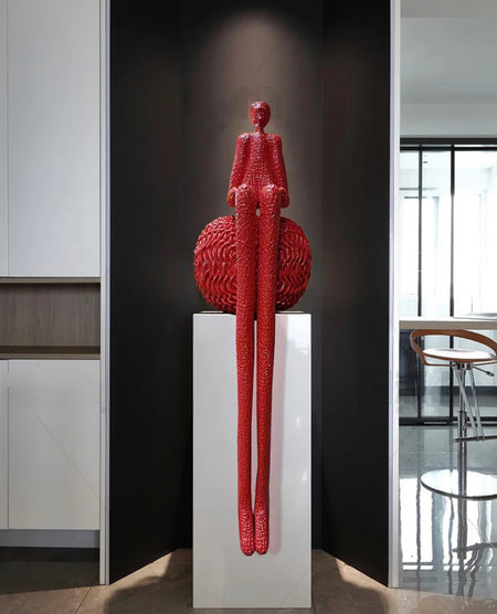 Modern Floor Lamp Art Decor Human Creative Design Led Standing Light Indoor Hotel. Home, Villa Living Room Floor Lamps