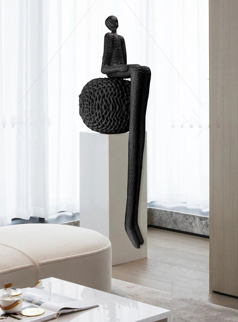 Modern Floor Lamp Art Decor Human Creative Design Led Standing Light Indoor Hotel. Home, Villa Living Room Floor Lamps