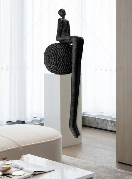Modern Floor Lamp Art Decor Human Creative Design Led Standing Light Indoor Hotel. Home, Villa Living Room Floor Lamps
