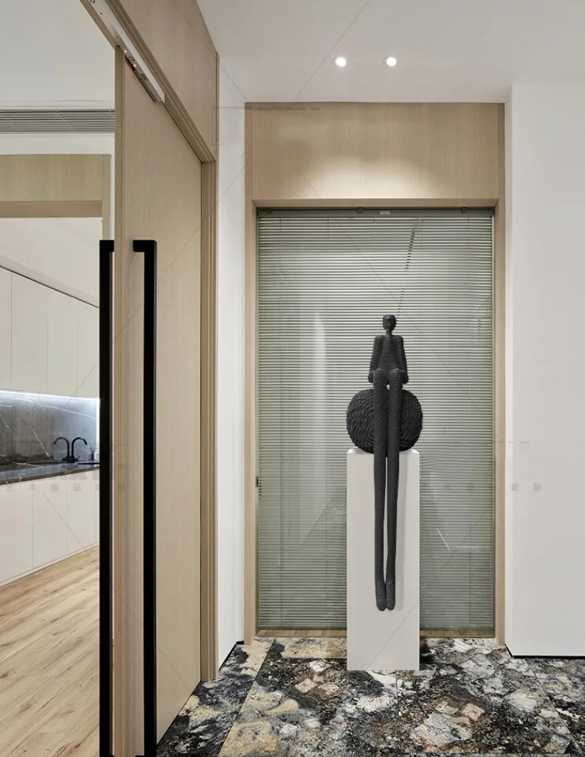 Modern Floor Lamp Art Decor Human Creative Design Led Standing Light Indoor Hotel. Home, Villa Living Room Floor Lamps