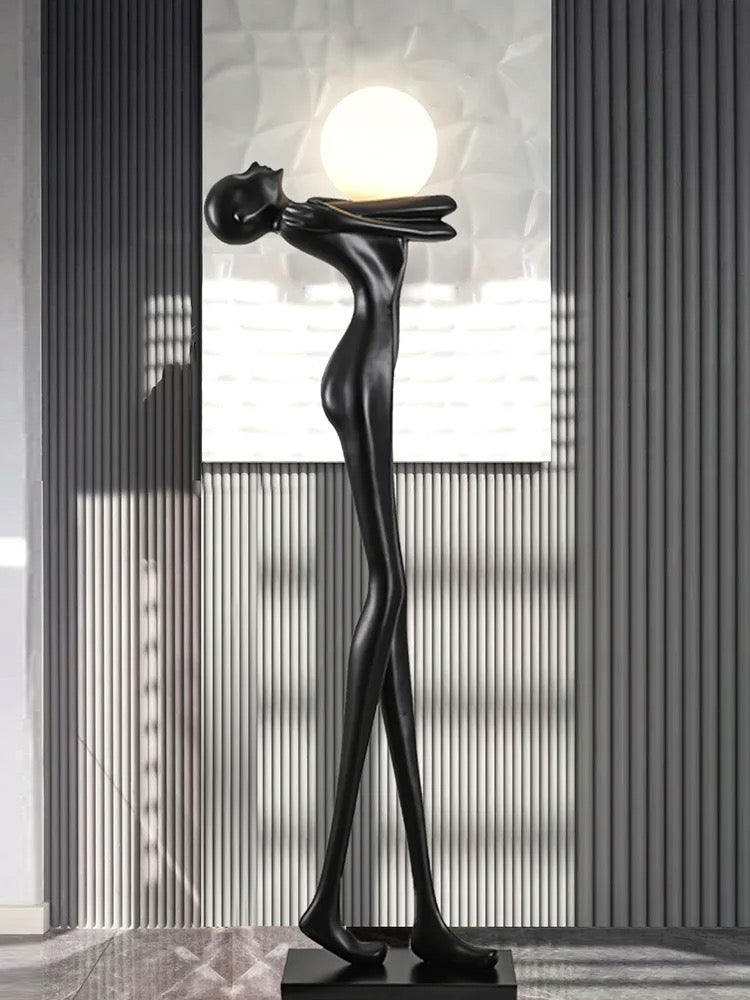Designer Floor Lamp Creative Art Sculpture Floor Light Hotel, Home Lobby, Living Room Large Standing Lamps