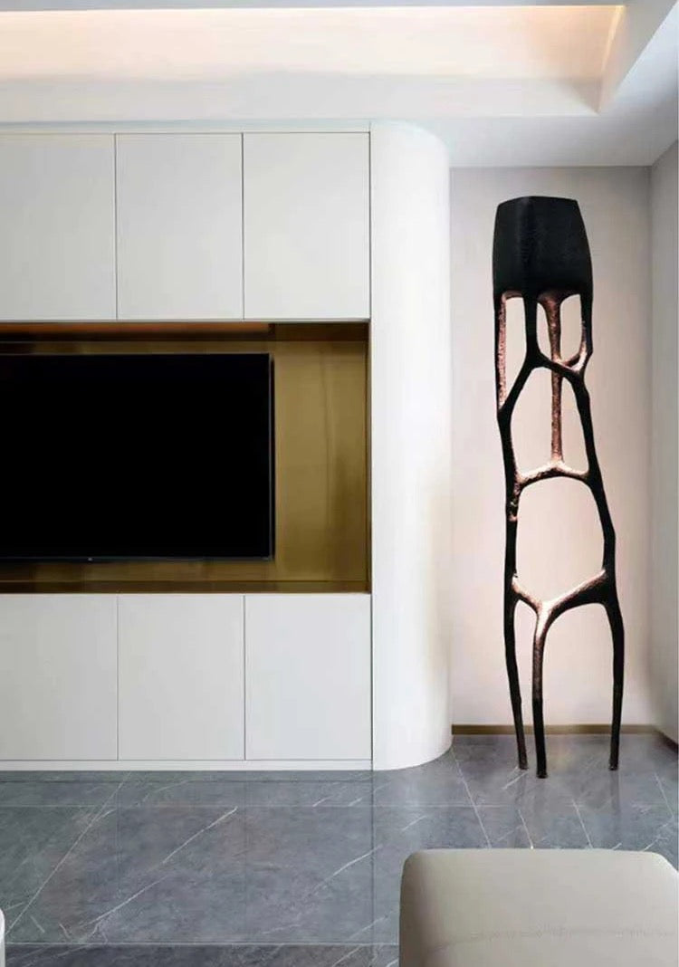 Modern Floor Lamp Art Design Tree Crotch Sculpture Light Hotel, Villa Living Room Standing Lamp
