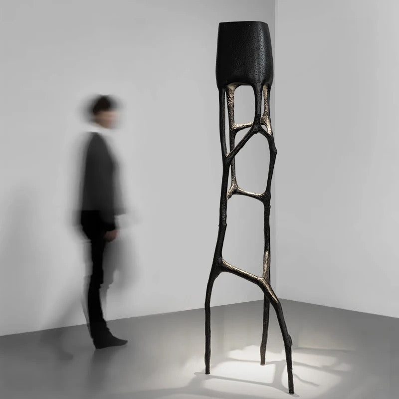 Modern Floor Lamp Art Design Tree Crotch Sculpture Light Hotel, Villa Living Room Standing Lamp