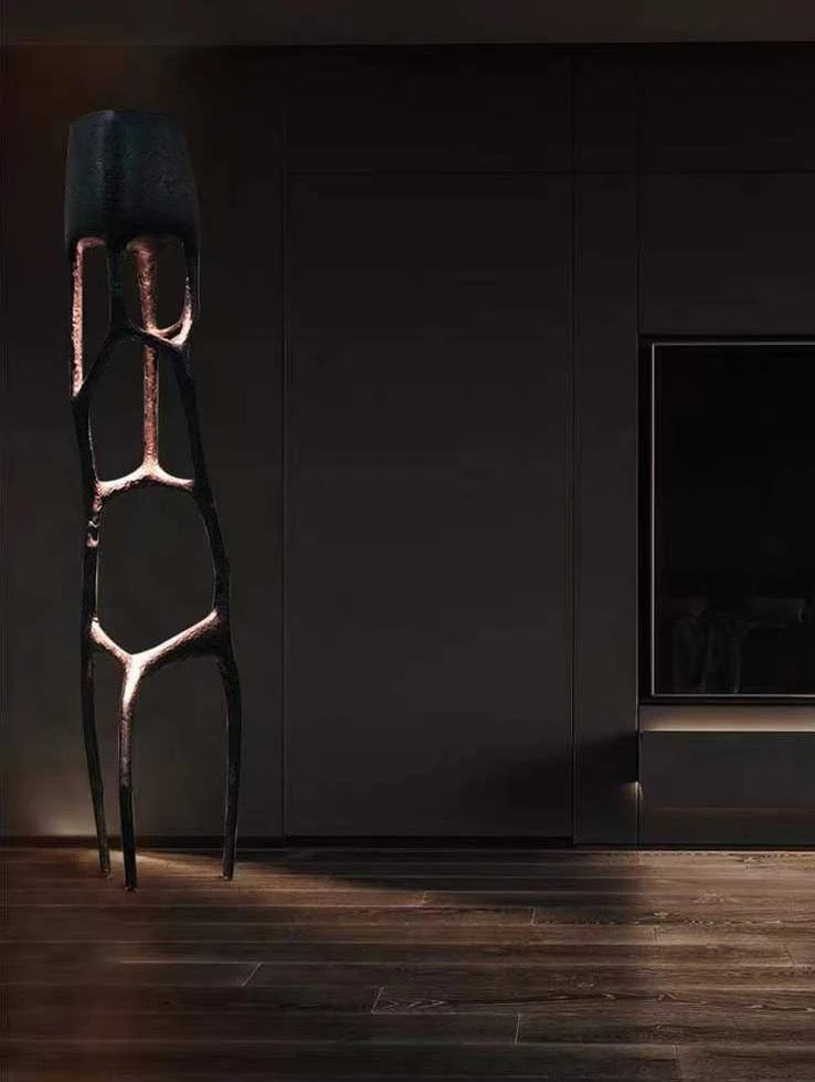 Modern Floor Lamp Art Design Tree Crotch Sculpture Light Hotel, Villa Living Room Standing Lamp