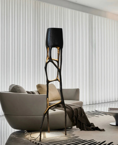 Modern Floor Lamp Art Design Tree Crotch Sculpture Light Hotel, Villa Living Room Standing Lamp