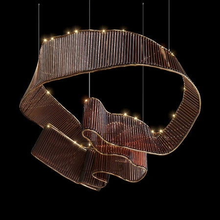 Elegant Design Pendant Chandelier Residential Decoration Hotel Lobby Stairscase Villa Custom LED Pendant Lights