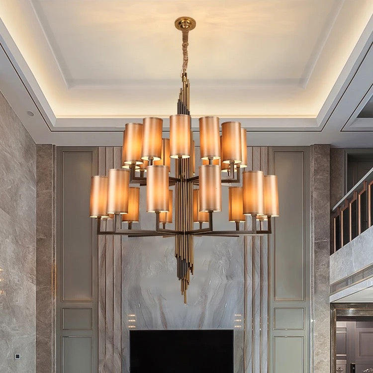 Modern Creative Crystal Chandelier Indoor Home Staircase Hotel Lobby Luxury Custom Crystal Pendant Chandelier