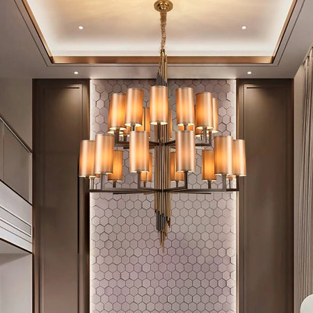 Modern Creative Crystal Chandelier Indoor Home Staircase Hotel Lobby Luxury Custom Crystal Pendant Chandelier