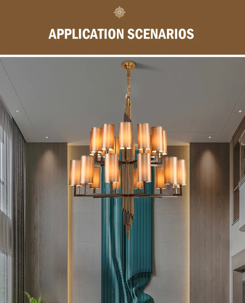 Modern Creative Crystal Chandelier Indoor Home Staircase Hotel Lobby Luxury Custom Crystal Pendant Chandelier