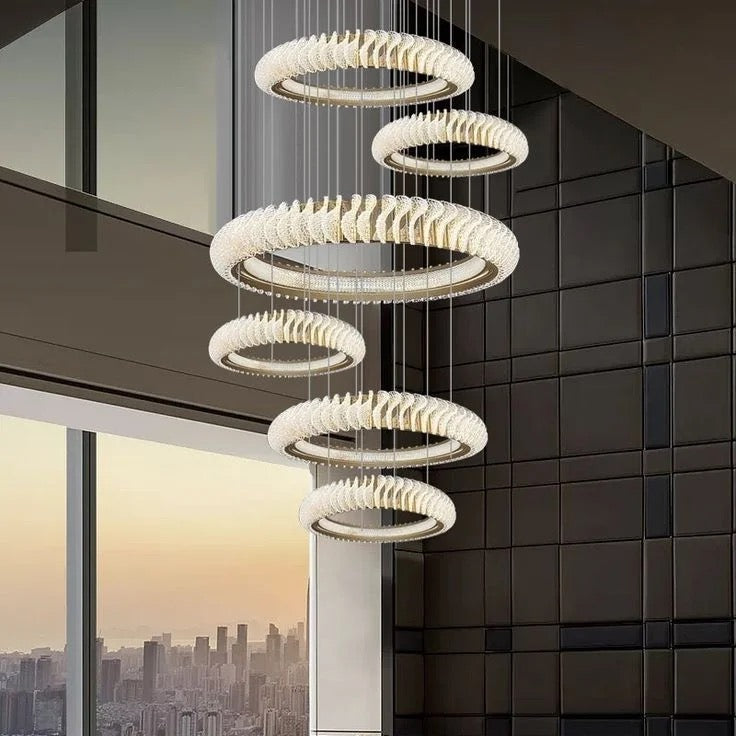 Luxury Crystal Pendant Light Modern Design Indoor Dining Room Living Room Crystal Pendant Chandeliers