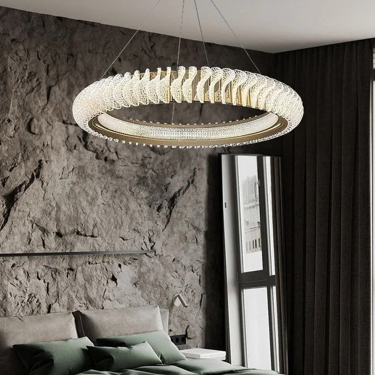 Luxury Crystal Pendant Light Modern Design Indoor Dining Room Living Room Crystal Pendant Chandeliers