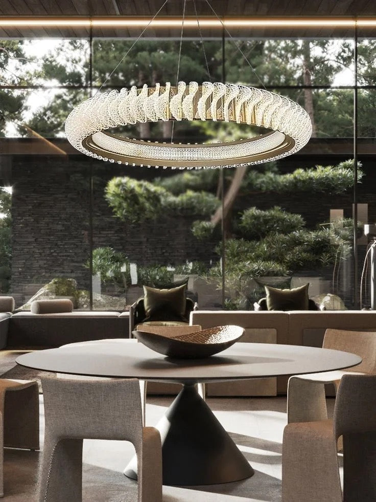 Luxury Crystal Pendant Light Modern Design Indoor Dining Room Living Room Crystal Pendant Chandeliers