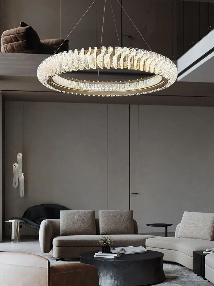Luxury Crystal Pendant Light Modern Design Indoor Dining Room Living Room Crystal Pendant Chandeliers