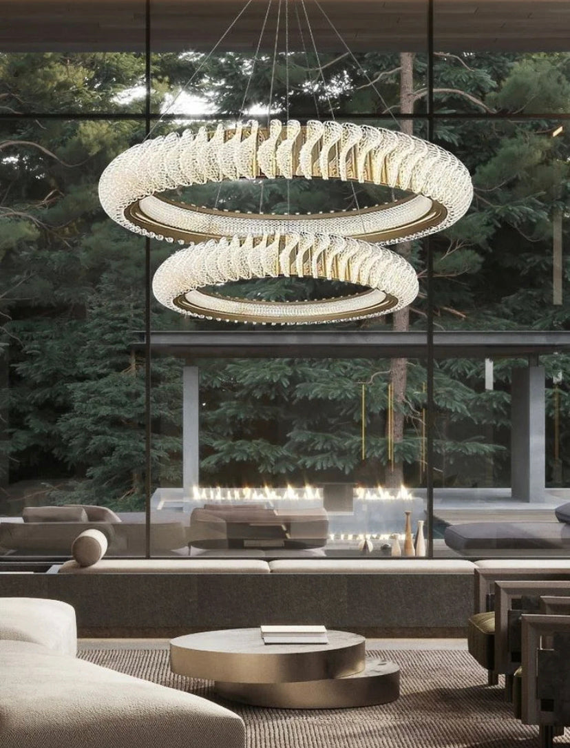 Luxury Crystal Pendant Light Modern Design Indoor Dining Room Living Room Crystal Pendant Chandeliers