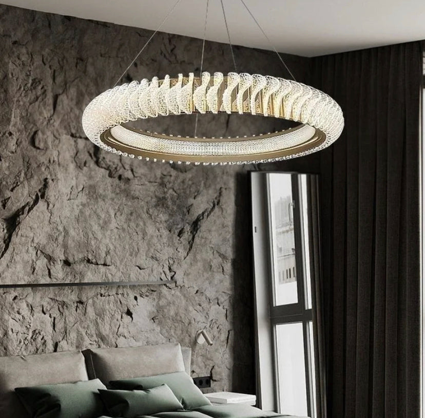 Luxury Crystal Pendant Light Modern Design Indoor Dining Room Living Room Crystal Pendant Chandeliers