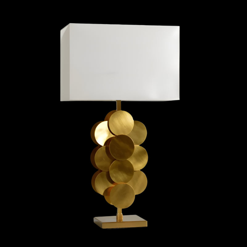 Table Lamp - Fabric-Metal