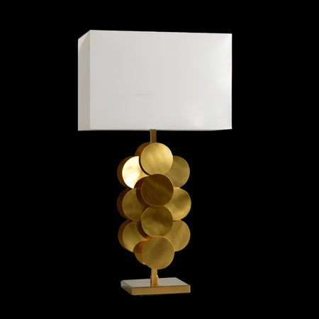 Table Lamp - Fabric-Metal