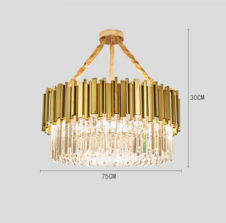 Chandelier Dining Living Room Gold Metal Pendant Hanging Lights Chandeliers