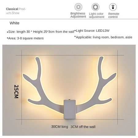 Wall Lamps Modern Nordic Indoor Led Antler Sconce Wall Lights