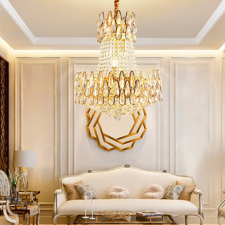 Chandelier Lighting Crystal Led Lustre Living Room Hanging Lights Chandeliers