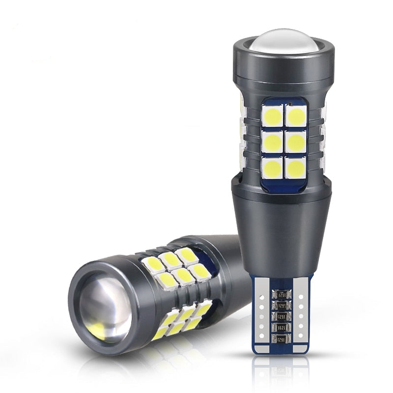 Orelli Lightings T15 W16W LED Bulbs 2-Pack, 3030 27SMD CanBus, 12V White/Amber/Red