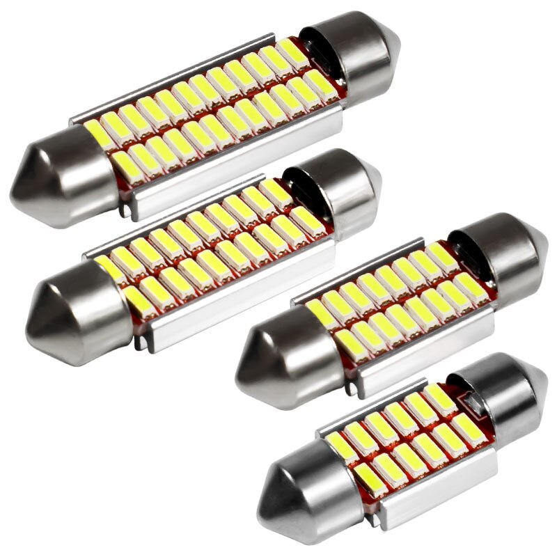 Orelli Lightings Festoon LED Bulb, C5W Canbus 4014 SMD White for Car Interior Dome Light