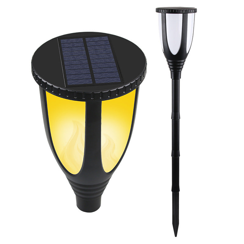 Orelli Lightings Solar 75-LED Flame Effect Torch Light, Outdoor Waterproof Garden and Lawn Lamp