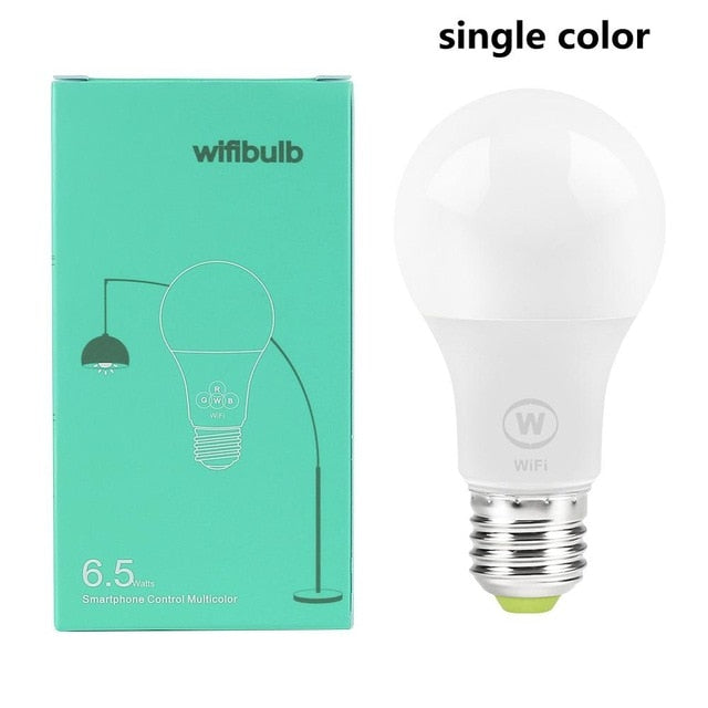 Orelli Lightings E27 WiFi Smart LED Bulb, RGBCW 6.5W Dimmable, Alexa & App Control