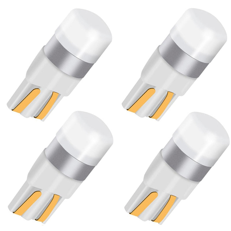 Orelli Lightings T10 LED Bulbs 10-Pack, 3030 1SMD, 6000K White, CanBus W5W 12V