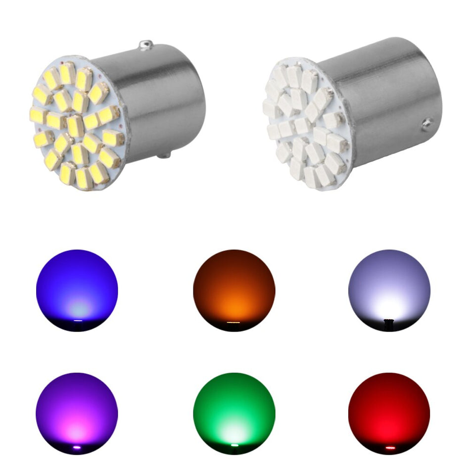 Orelli Lightings 1156/1157 LED Car Bulb, 3W BA15S/BA15D, Multi-Color Auto Light