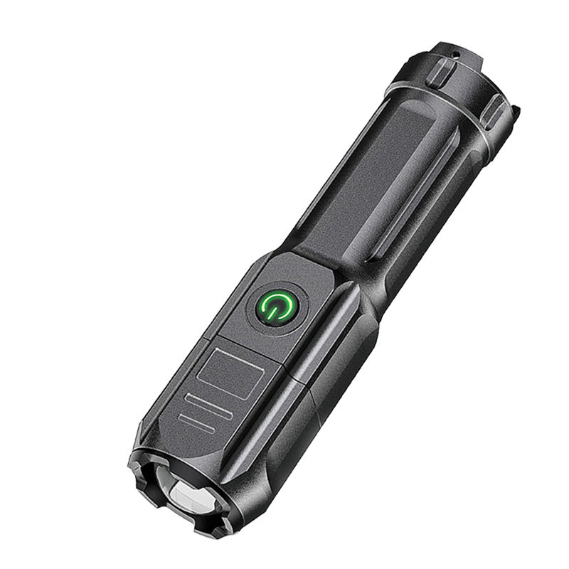 Orelli Lightings Telescopic Zoom LED Flashlight, USB Rechargeable for Outdoor Camping Lanterns