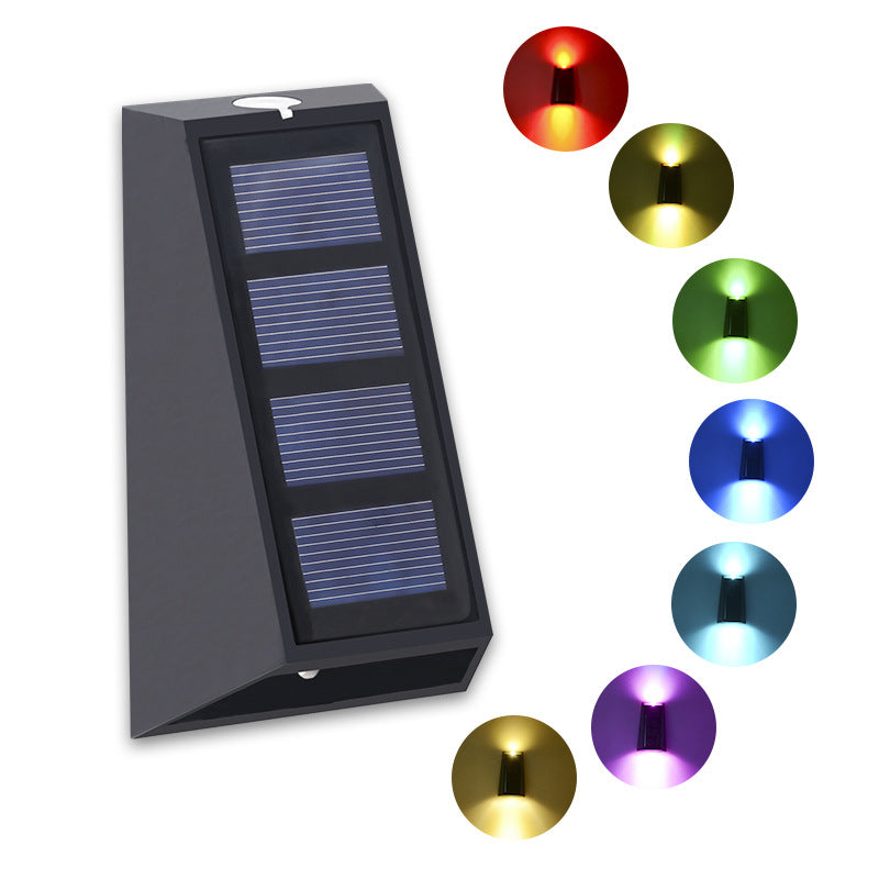 Orelli Lightings Solar Wall Light, Up & Down LED IP65 for Garden and Fence Decor