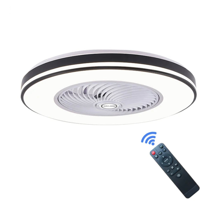 Modern Ventilation Fans DC Motor 6-Speeds Living Room Remote Control Ceiling Fan Light